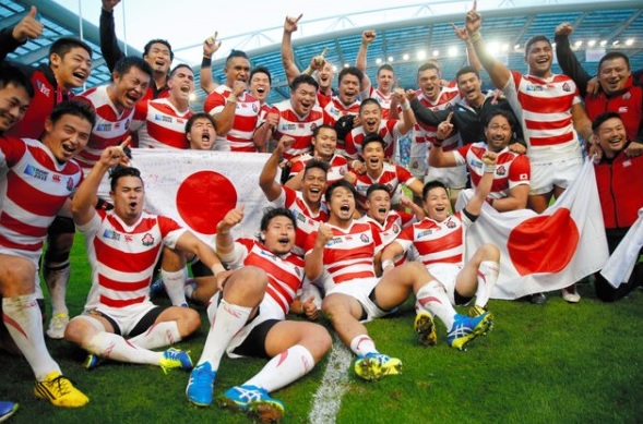 ラグビーワールドカップで日本が南アに劇的勝利！